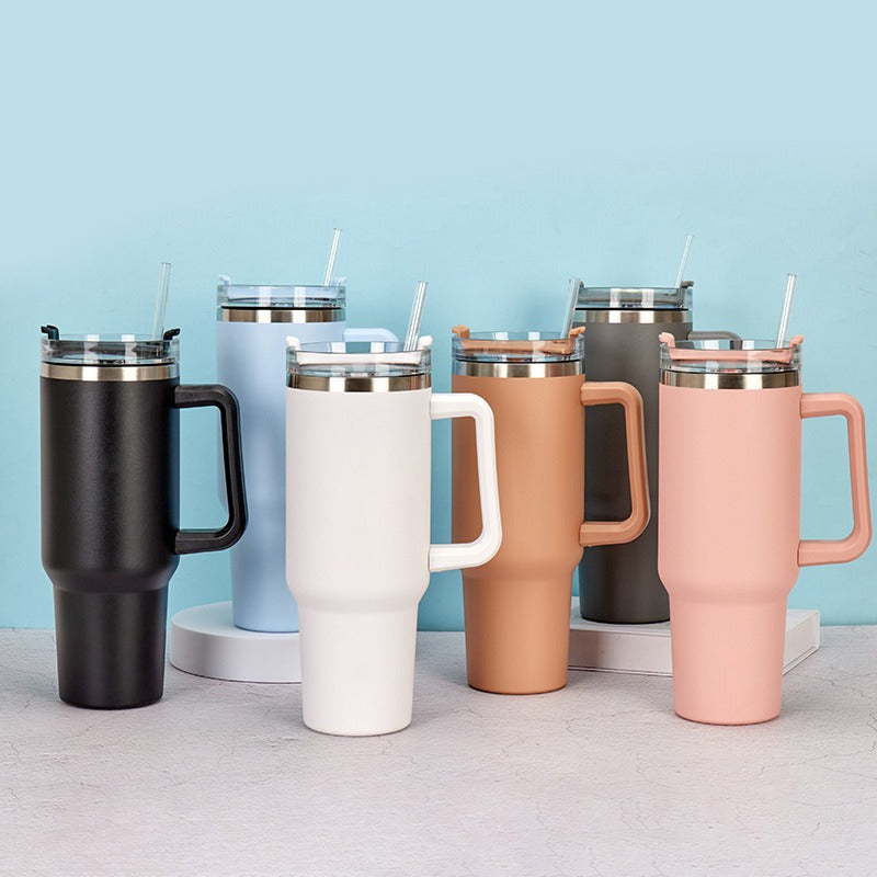 ThermoGenuss 1.2L | Halten Sie Ihre Getränke extra lange heiß und kalt! - Water Bottle - Schwarz