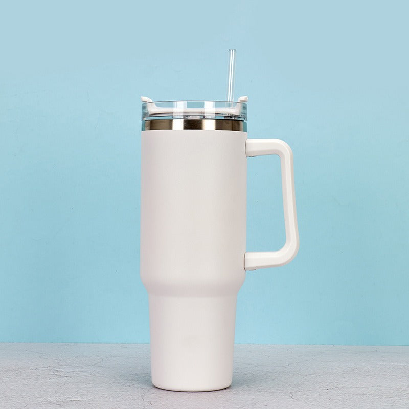ThermoGenuss 1.2L | Halten Sie Ihre Getränke extra lange heiß und kalt! - Water Bottle - Weiß