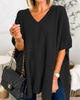 Annika | V-Ausschnitt-Poncho