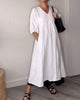Winona | feminines Maxikleid mit schmeichelndem V-Ausschnitt