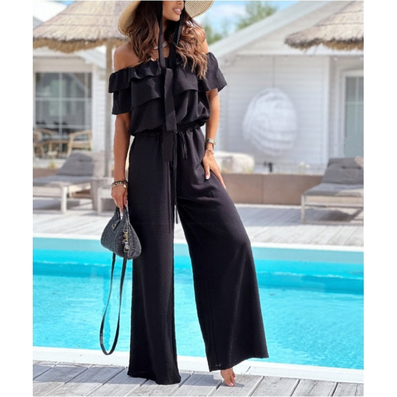 Soriah | Damen-Jumpsuit mit Rüschen