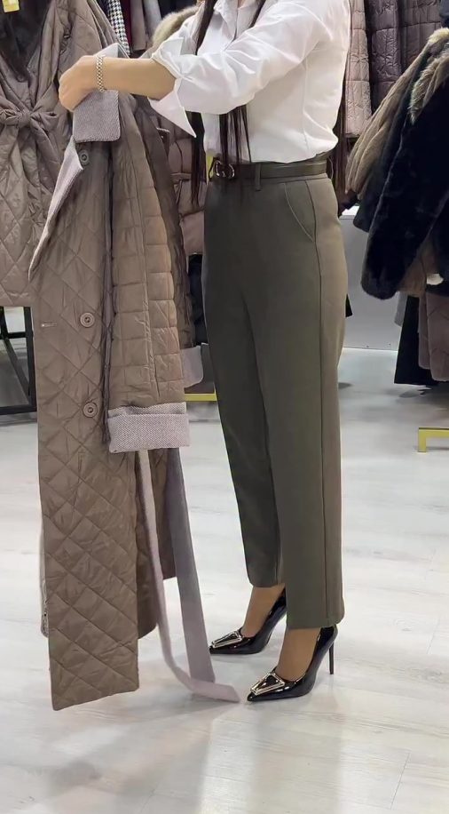 Elisabeth | Gesteppten Mantel in mittlerer Länge