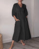 Winona | feminines Maxikleid mit schmeichelndem V-Ausschnitt