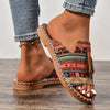 Priya | Fransenverzierte flache Sandalen im Ethno-Stil