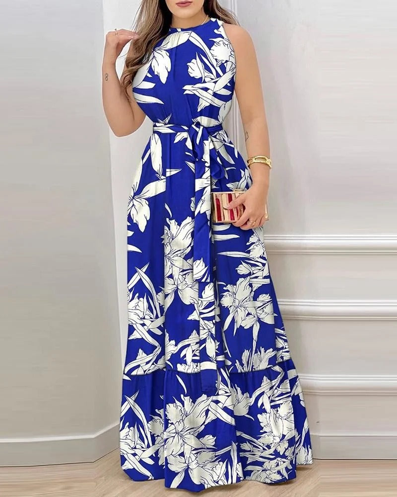 Alisson™ | Kleid mit Rüsche und Rundhalsausschnitt für Damen