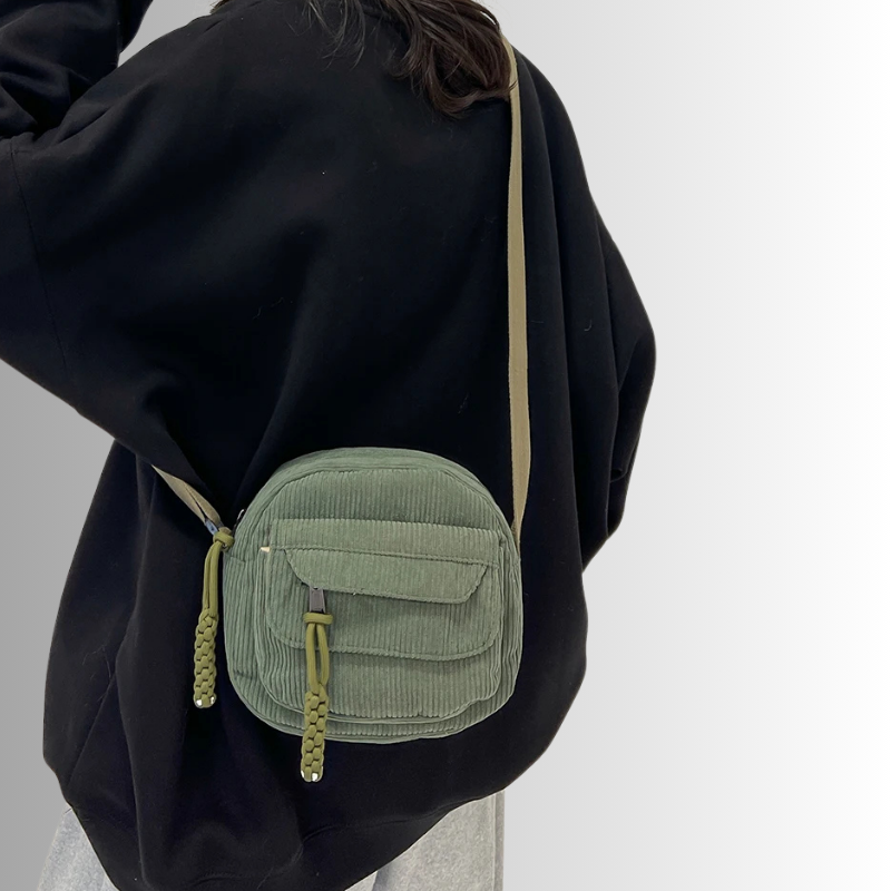 Sofie | Kompakte Cord-Tasche mit elegantem Design