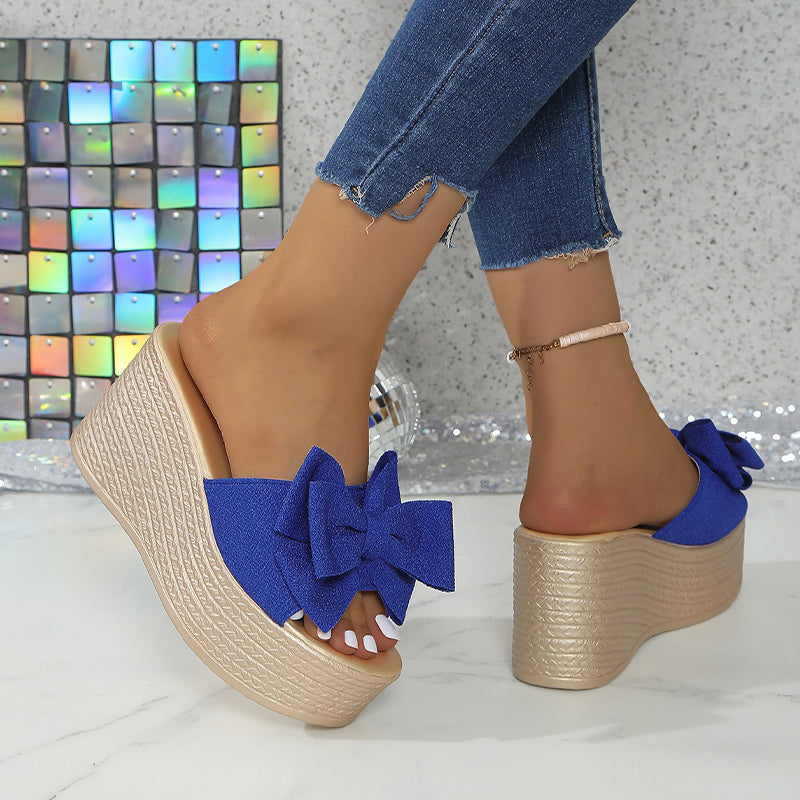 Ulise | Keilsandalen mit Schleifenverzierung für Frauen