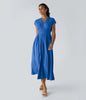 Ella | modisches Wickelkleid mit hoher Taille für Damen