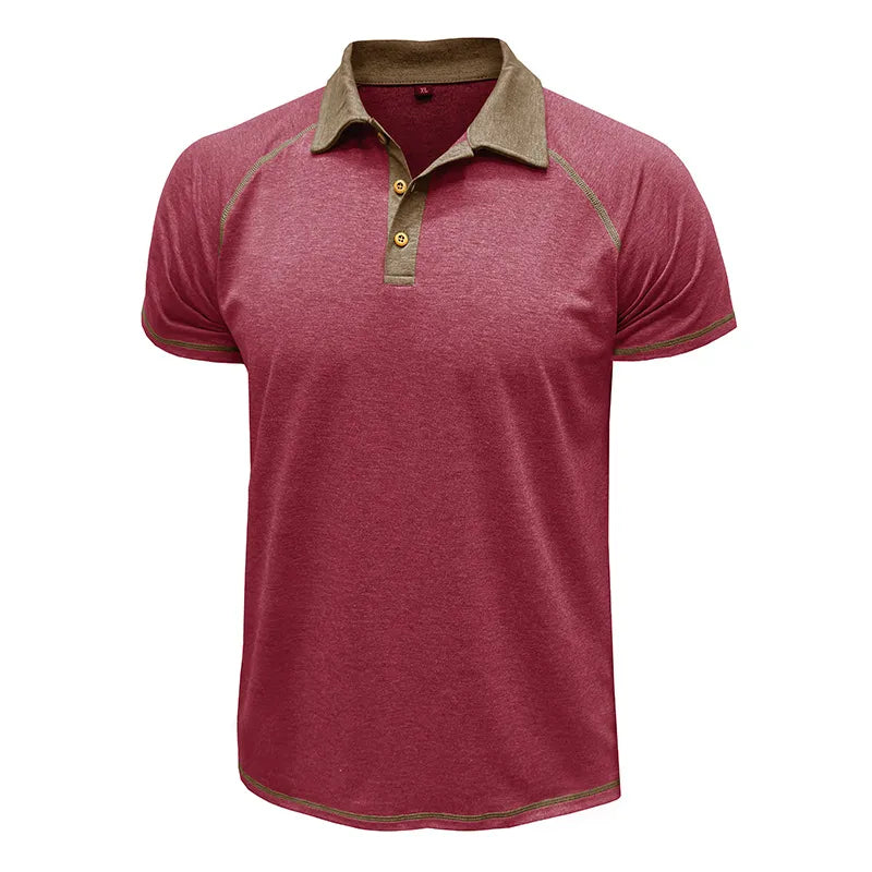Christoph | Stylisches Herren Polo-Shirt mit Colorblock für den Sommer