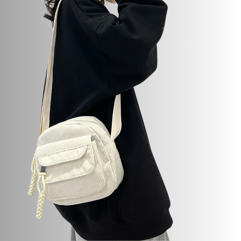 Sofie | Kompakte Cord-Tasche mit elegantem Design