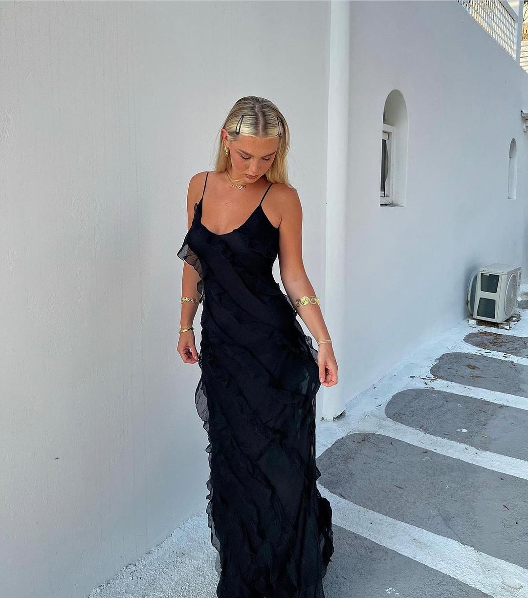 Lana | Feminines Rüschenkleid für Damen