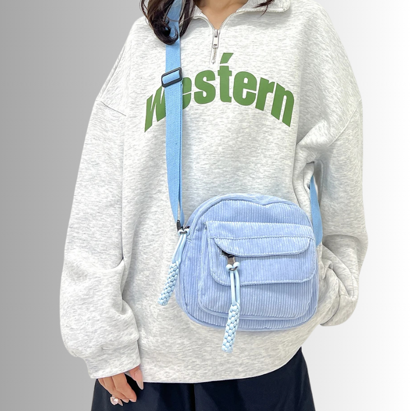 Sofie | Kompakte Cord-Tasche mit elegantem Design