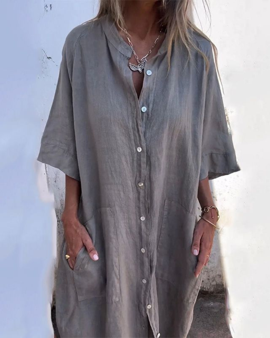 Alena | stylisches Hemdkleid für entspannte Tage