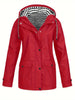 Selina™ | Eleganter Allwettermantel - Rot / S