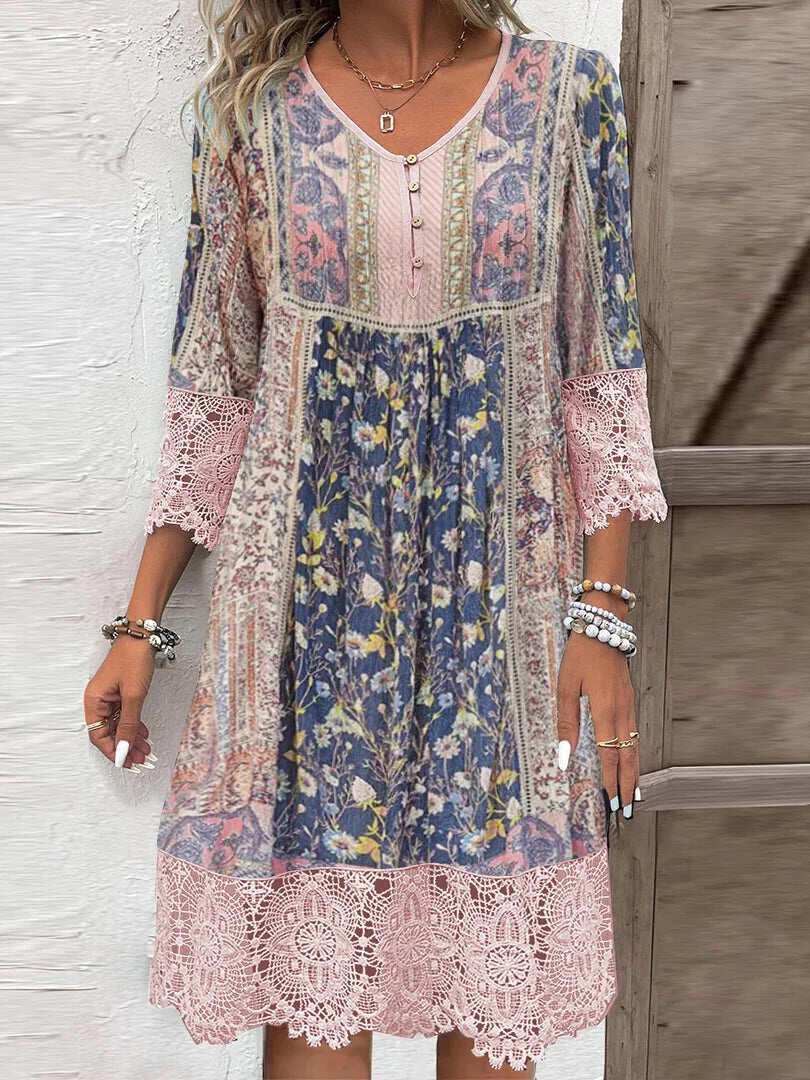 Sheena | Luftiges Boho-Kleid mit femininer Note