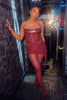 Sylvie | Elegantes trägerloses Minikleid für Damen