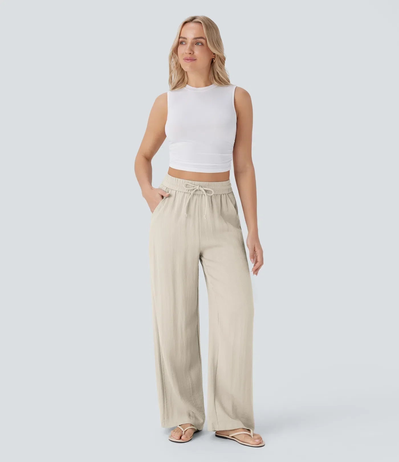 Lissa | Luftige Leinenhose mit elegantem Schnitt