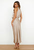 Rochelle | Feminines Satin-Kleid mit Neckholder-Ausschnitt