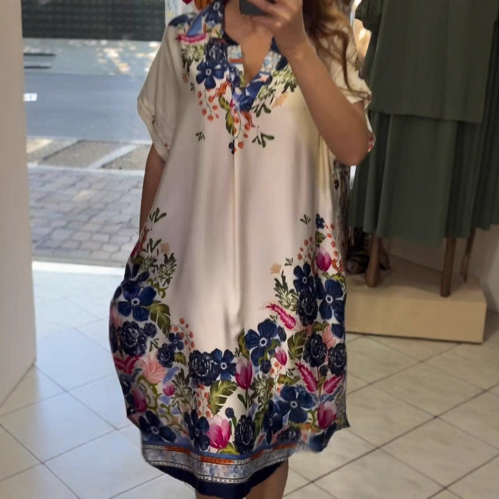 Liora | Elegantes Kleid mit Blumenprint