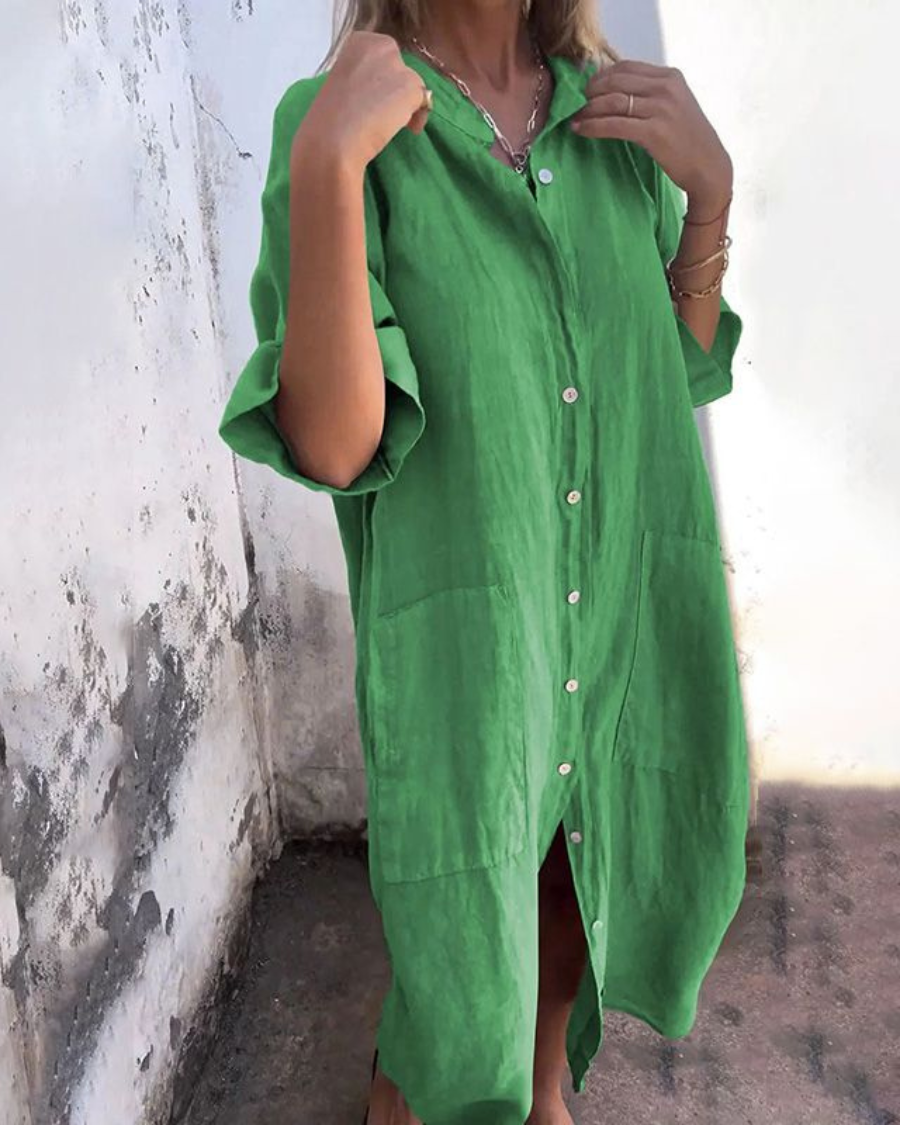 Alena | stylisches Hemdkleid für entspannte Tage