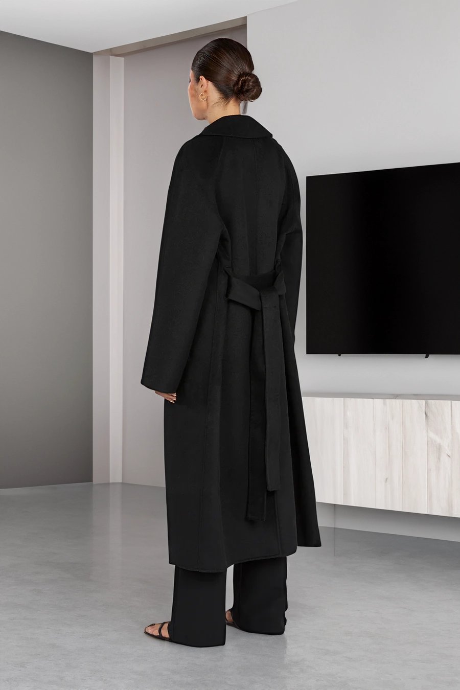 Anouk™ | Klassischer Wintermantel mit Kragen - Creme / XS