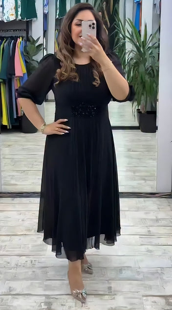 👗【S-5XL】Nowa modna sukienka, klasyczny design, elegancka i prosta