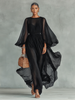 Isadira | Langes Chiffonkleid