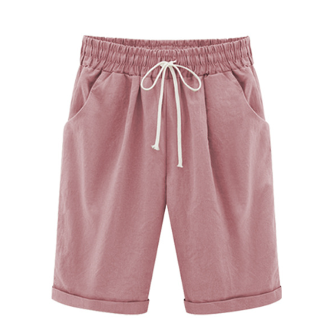 Alexandria | Lässige Übergrößen-Shorts mit elastischem Bund