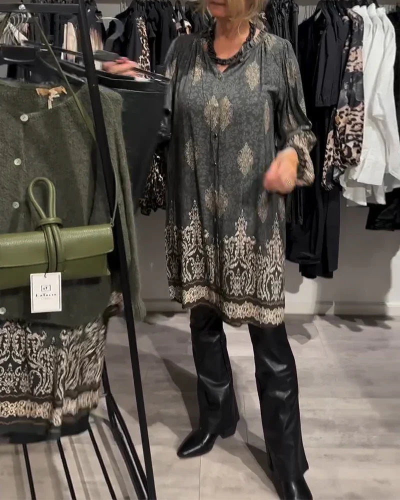 Georgina | Elegante Hemdblusenkleid