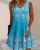 Alexandra | Feminines Kleid mit V-Ausschnitt und floralen Druck