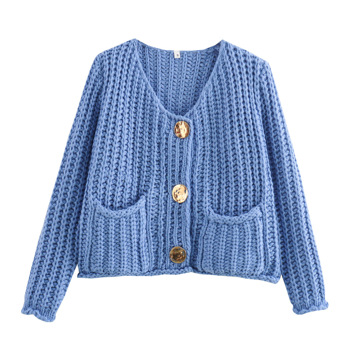 Mira™ - Modische Strickjacke - Blau / S