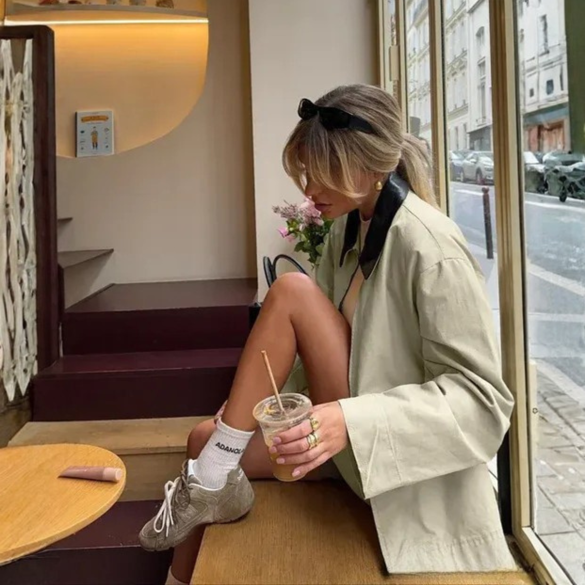 Amecia | Vintage Trenchcoat Im Hemdstil