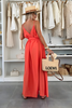 Cat | Fließendes Kleid mit Bindegürtel