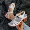 Tifany | Retro-Sandalen mit Blockabsatz und verstellbarem Riemen