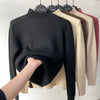 Shira™ | Winter-Fleeceshirt mit dicker Innenseite - Schwarz / S