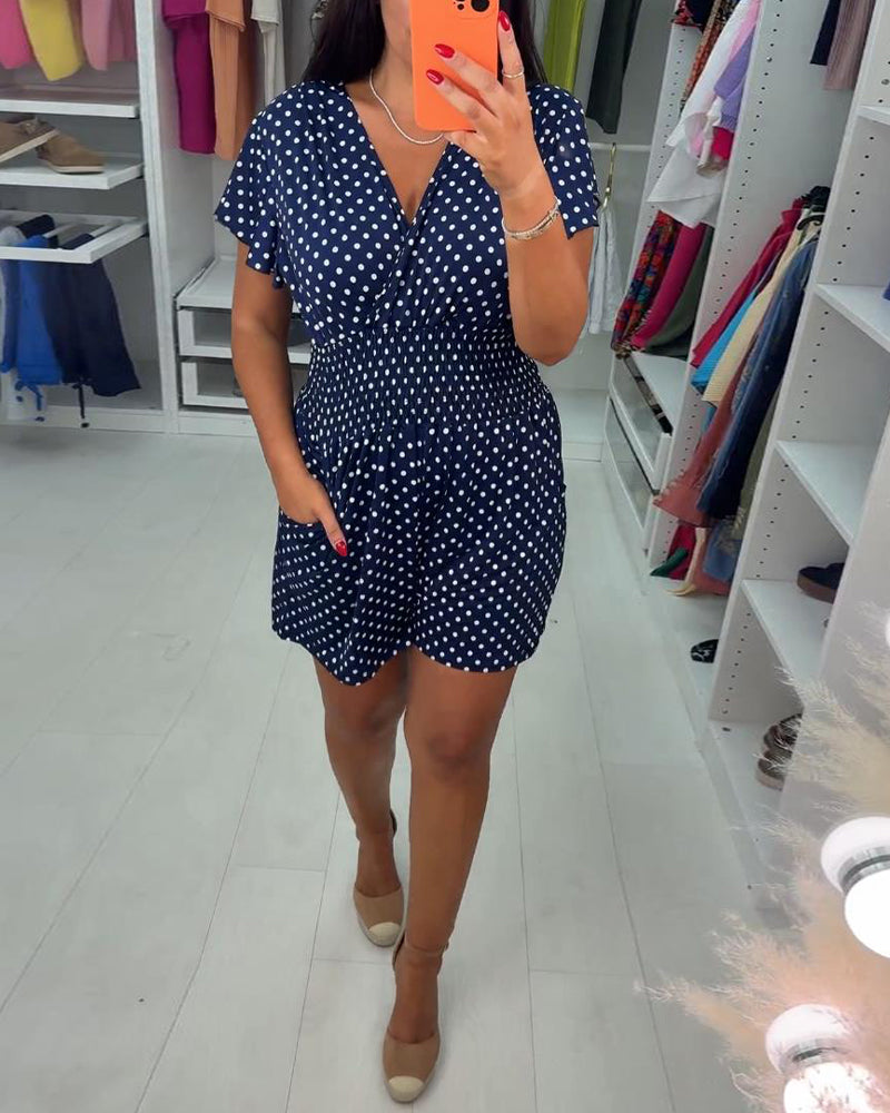 Jocelyn | Lässiger kurzärmeliger Overall für Damen