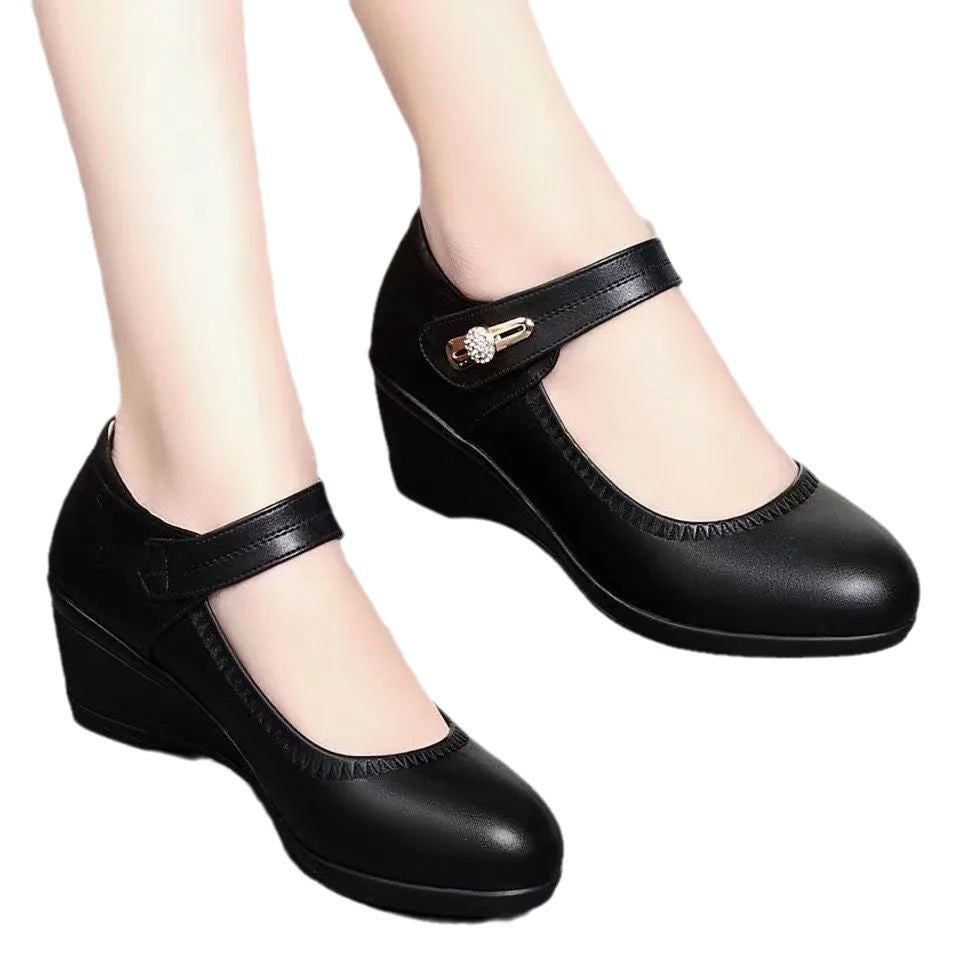 Khloe™ | Elegante Weiche Lederschuhe mit Absatz
