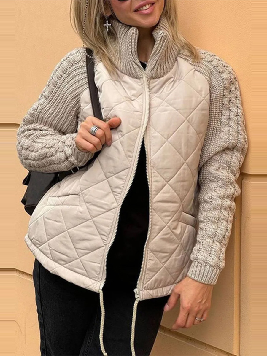 Minia | Einfarbige Patchwork-Jacke
