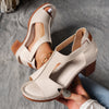 Zinia | Elegante T-Strap-Keilsandalen mit Schnalle