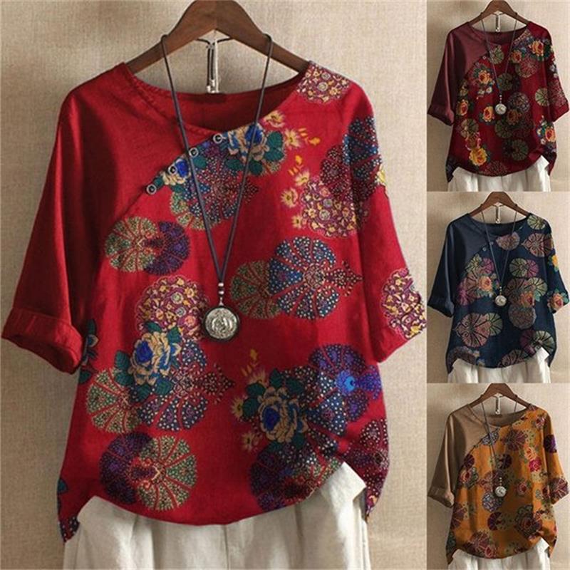 Vivienne | Feminines Kurzarmshirt mit Blumenmuster