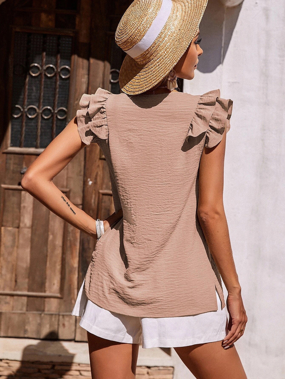 Kiana | Feminines Top mit Rüschen-Detail