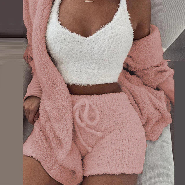 Aurora™ | Cozy Luxe Set - Apparel & Accessories - Rosa / S