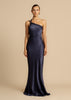 Yani | Seiden-Slipkleid mit Ein-Schulter-Träger