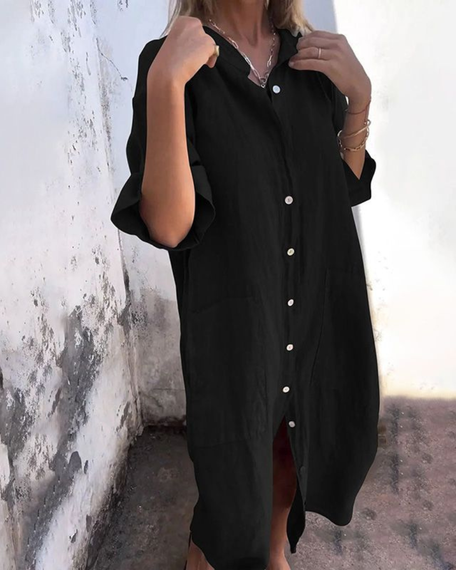 Alena | stylisches Hemdkleid für entspannte Tage