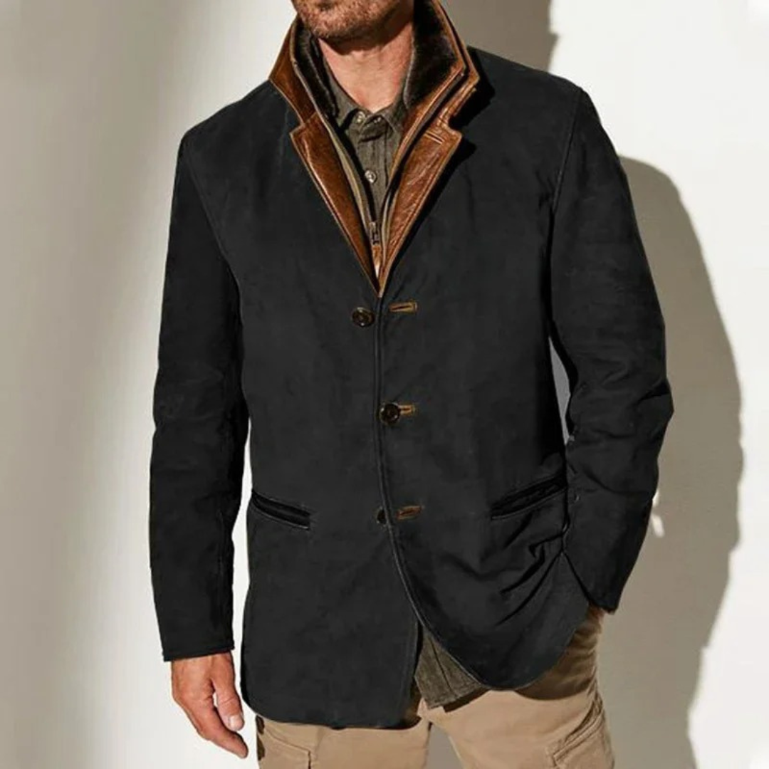 Moritz™ | Vintage Jacke - Schwarz / S
