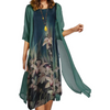 Ingrid | Stilvolles Anzugskleid mit Blumenmuster