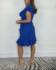 Bhea | Schickes Sommerkleid mit V-Ausschnitt und Volantdetails