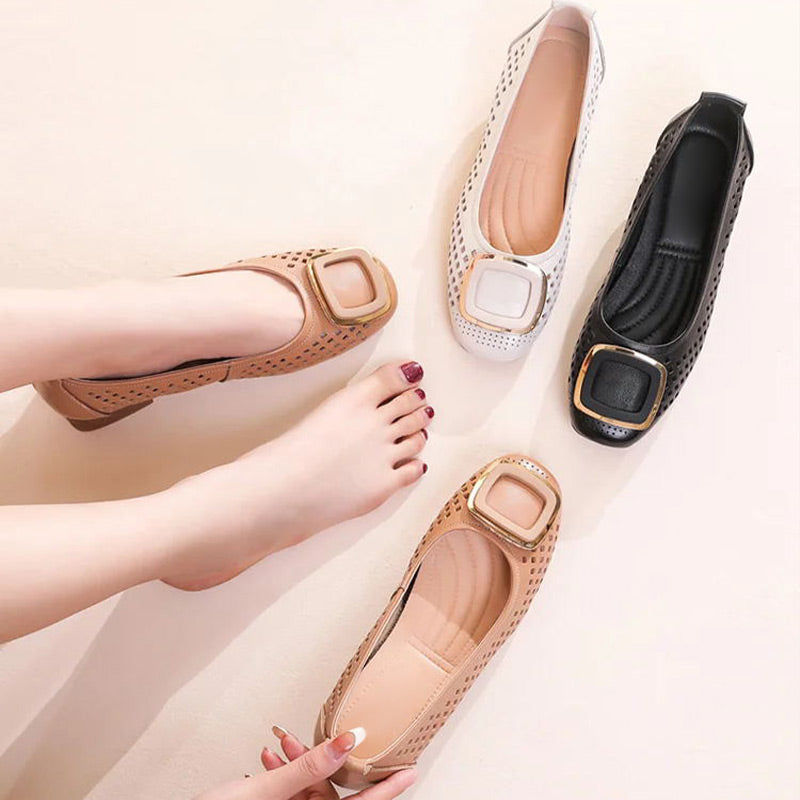 Elina | stylische Lederschuhe für den Strand