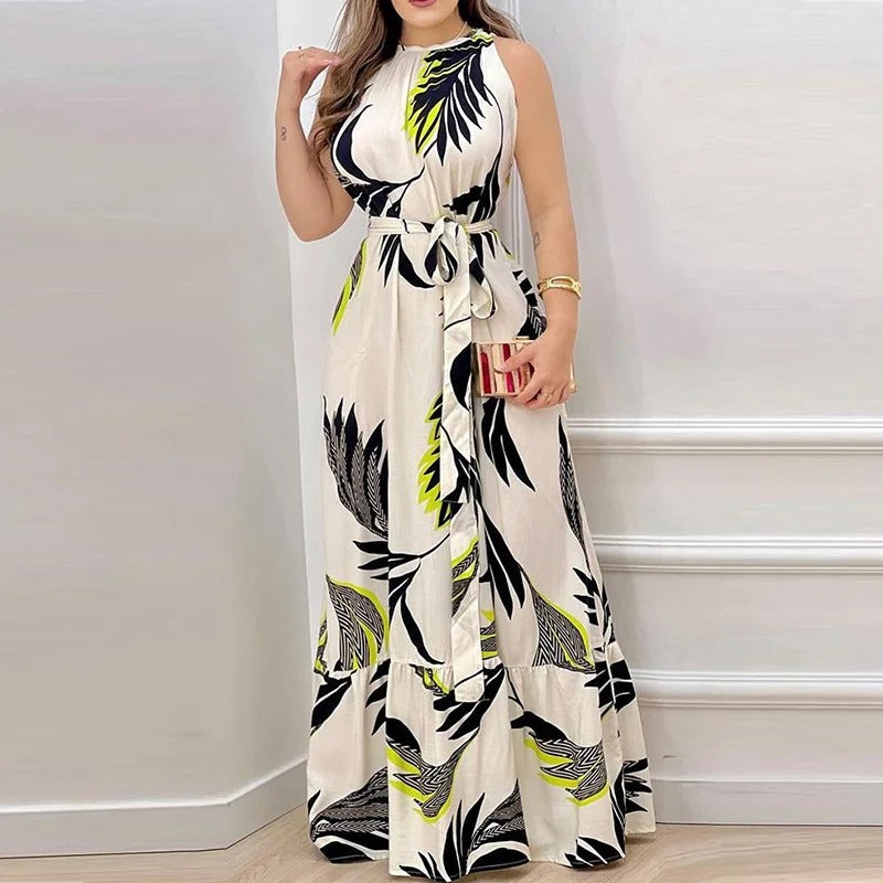 Alisson™ | Kleid mit Rüsche und Rundhalsausschnitt für Damen