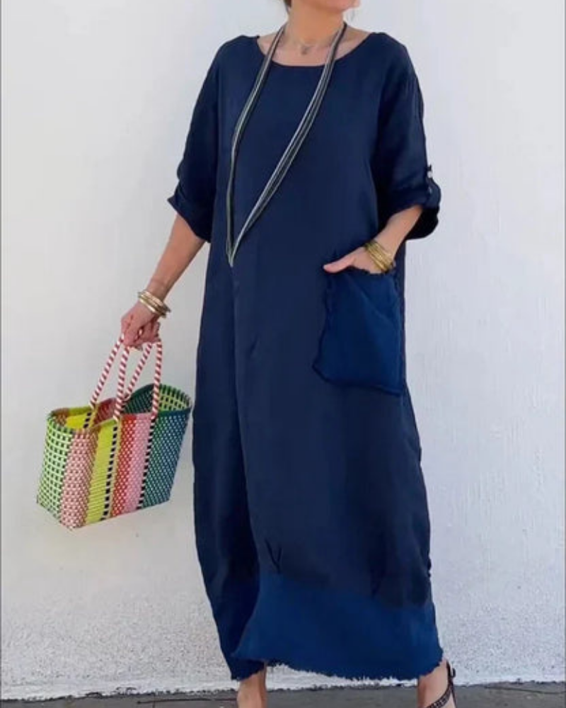 Anselm | Schickes Boho-Kleid aus Baumwolle